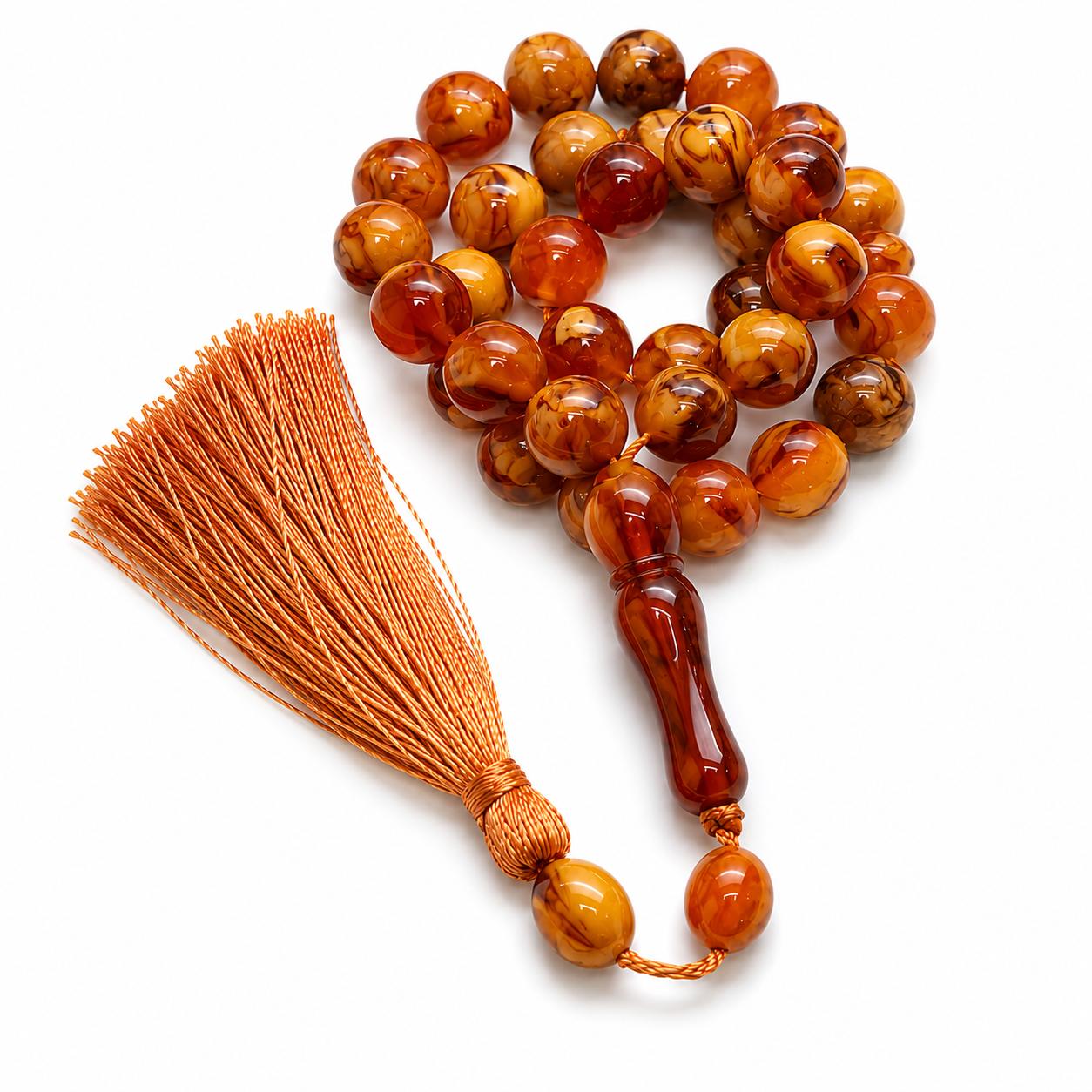 Golden Misk Misbah 33Beads 12mm - Image 3