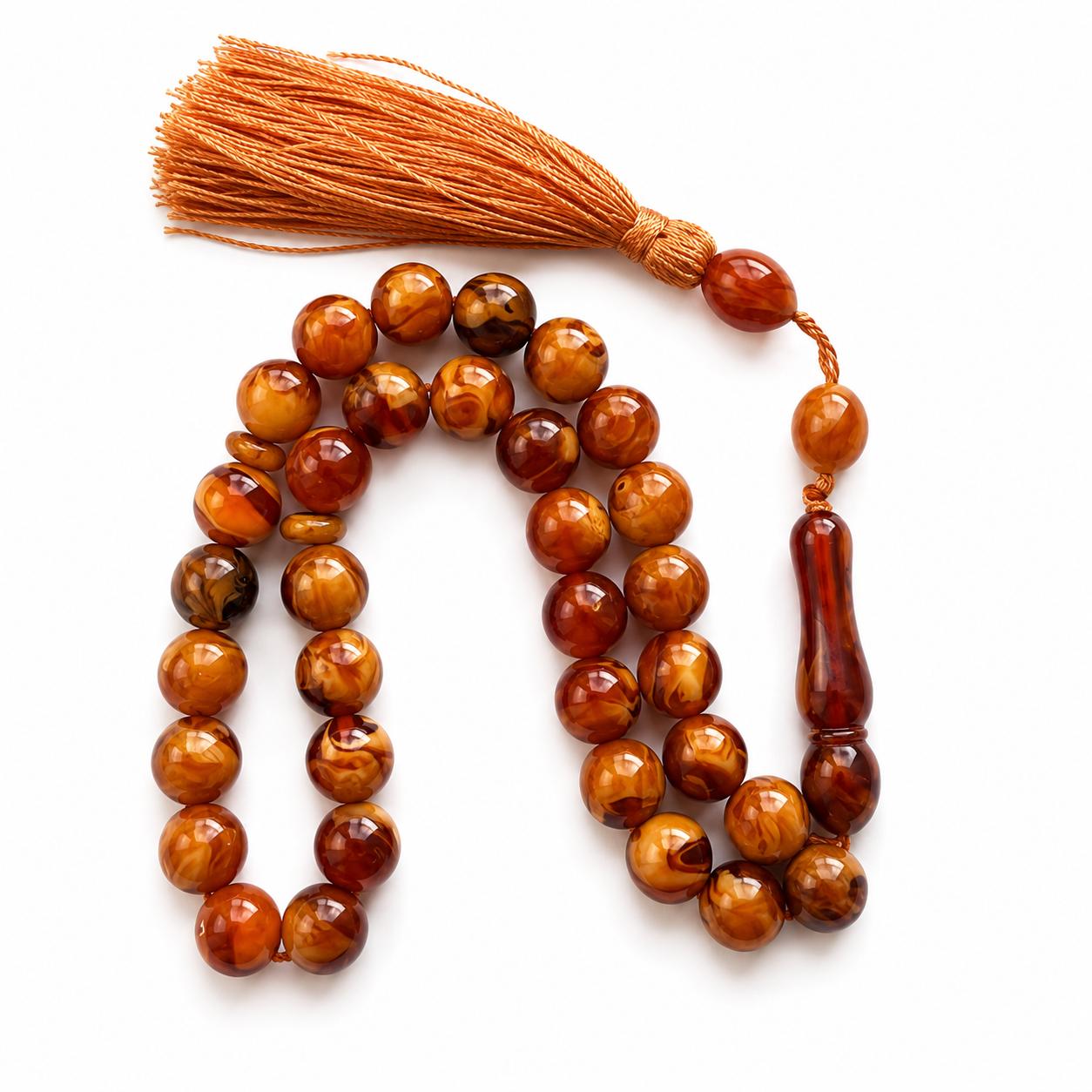 Golden Misk Misbah 33Beads 12mm - Image 2