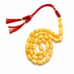 Natural Baltic Amber Misbah 16g 36Beads 7X12mm