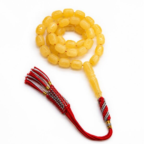 Natural Baltic Amber Misbah 29g 48 Beads 8X11mm