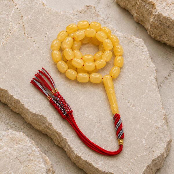 Natural Baltic Amber Misbah 29g 48 Beads 8X11mm