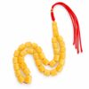 33940 Natural Baltic Amber Misbah 25g 33Beads 8X11mm