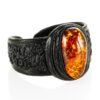 33_21.jpg Leather & Amber Statement Ring