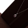 Natural Garnet Pendant Necklace