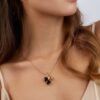 Trinity Hearts Amber Pendant