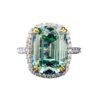 Halo Tourmaline Ring