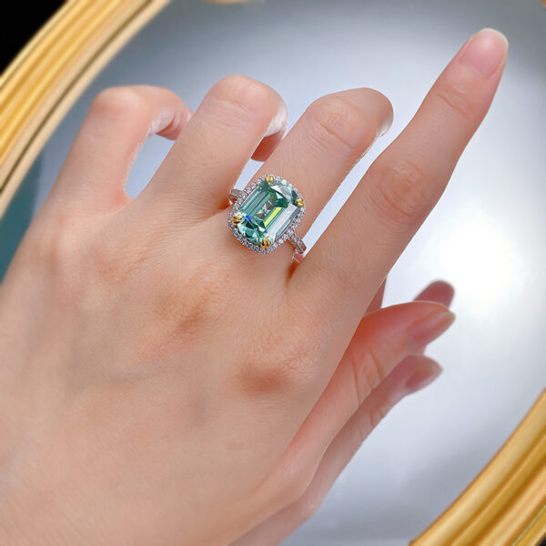 Halo Tourmaline Ring