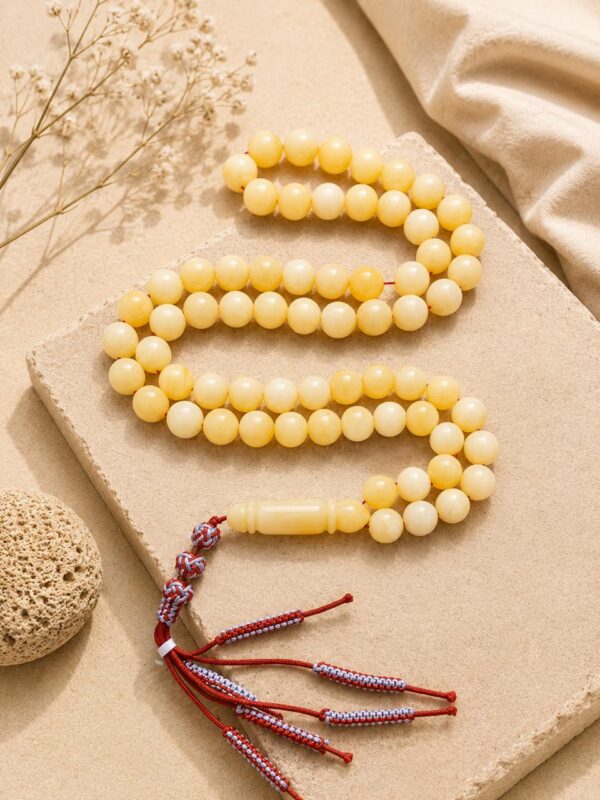 Natural Baltic Amber Misbah 51g 69Beads 11mm