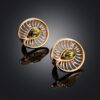 501.jpg Green Natural Amber Earrings