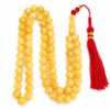 559 Natural Baltic Amber Misbah 40g 77Beads 9mm