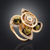 Amber Spark Ring