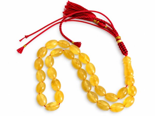8x13 Natural Baltic Amber 19g 33Beads 9X12mm