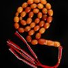 Antique German Amber Misbah 24g 33Beads 9X12mm