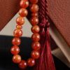 Antique German Amber Masabih 19g 33Beads 9X10mm