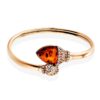 BAN1.jpg Snake Amber and Cubic Zirconia Bangle