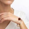 BAN3.jpg Snake Amber and Cubic Zirconia Bangle