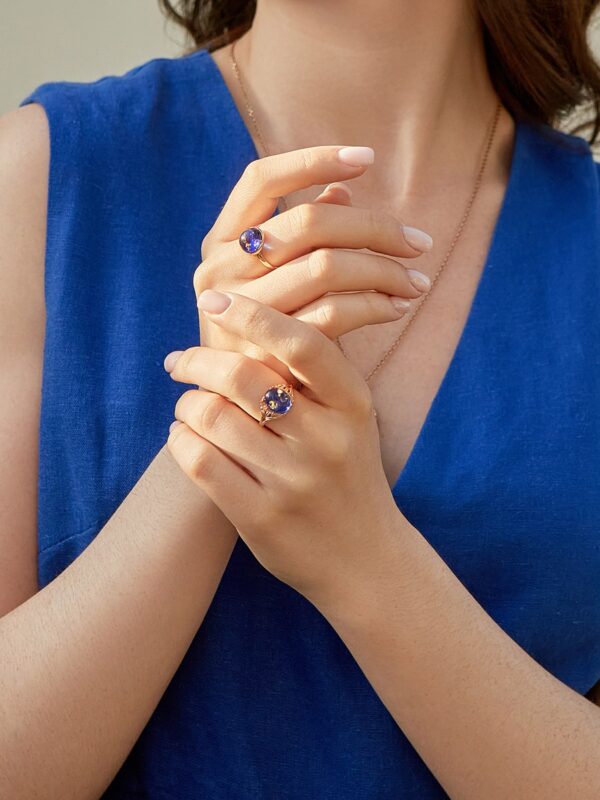 BLUE3.jpg Blue Amber Elegance Ring