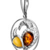 Beautiful-bright-pendant-Lyrics-made-of-natural-amber-1.jpeg Due Colour Natural Amber Pendant