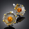 Beautiful-earrings-with-gilding-4.jpg Amber Bloom Earrings