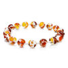 Bracelet-made-of-amber-mosaic-balls-1.jpeg Natural Baltic Amber Mosaic Bracelet