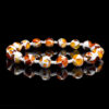 Bracelet-made-of-amber-mosaic-balls-2.jpeg Natural Baltic Amber Mosaic Bracelet