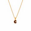 Classic Amber Alphabet Pendant