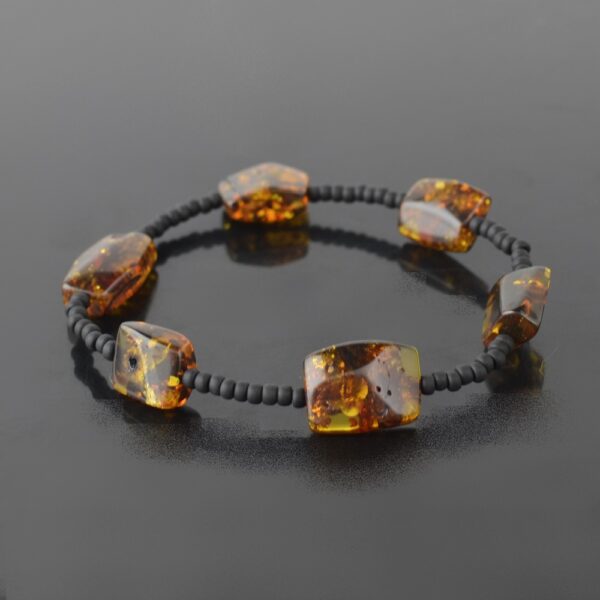 DSC0270M.jpg Natural Baltic Amber & Black Beads