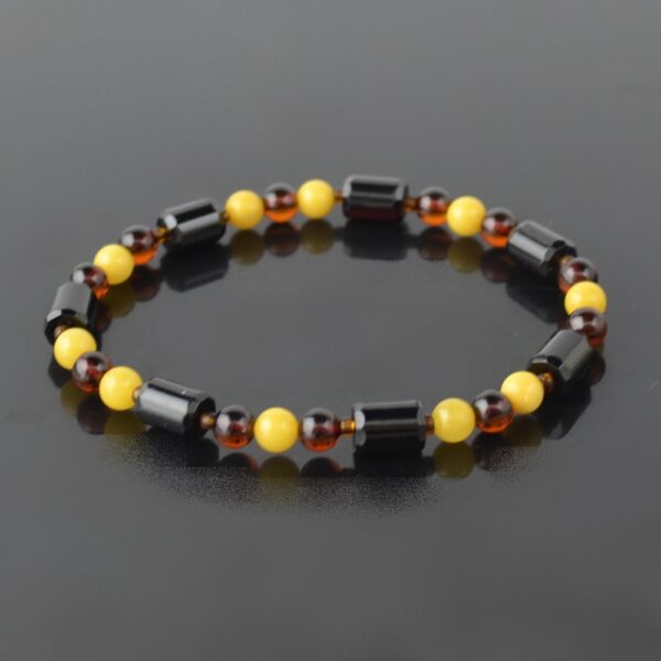DSC0282M.jpg Multicolor Baltic Amber Bead Bracelet