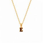 Classic Amber Alphabet Pendant