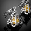 Geometric Amber Earrings