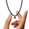 HEART5.jpeg Cherry Amber Heart Necklace