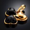 Trinity Hearts Amber Pendant