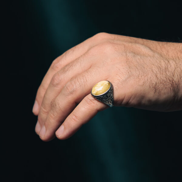 Yellow/Green Amber Rings