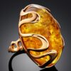Bold Amber Ring