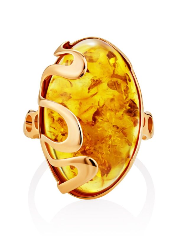 Bold Amber Ring