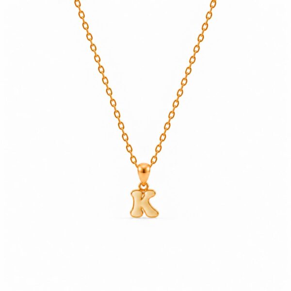Classic Amber Alphabet Pendant