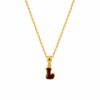 Classic Amber Alphabet Pendant