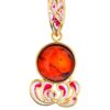 Enamel & Amber Glow Pendant