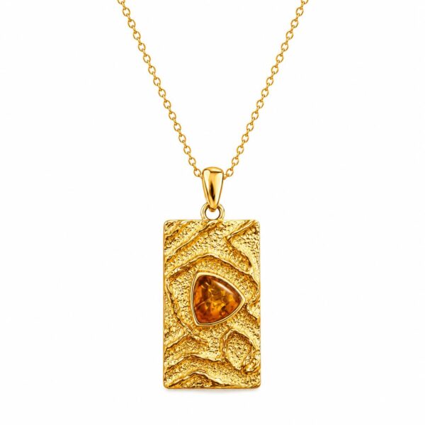 NEWC.jpeg Golden Texture Pendant