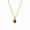 Classic Amber Alphabet Pendant