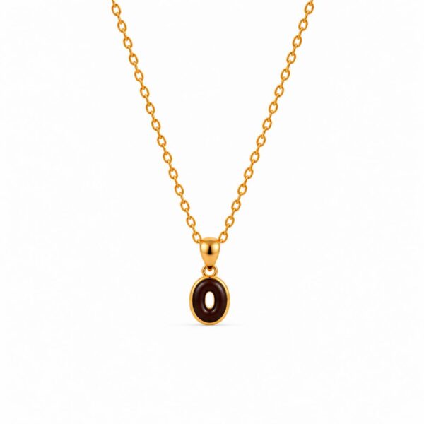 Classic Amber Alphabet Pendant