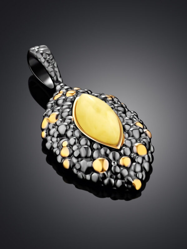 Pendant-decorated-with-natural-amber-2.jpeg Natural Amber Drop Pendant