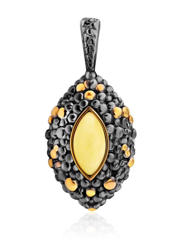 Pendant-decorated-with-natural-amber-3.jpeg Natural Amber Drop Pendant
