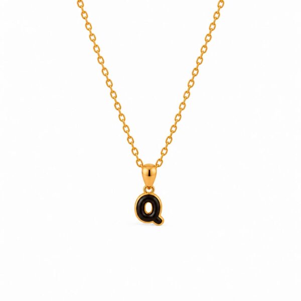 Classic Amber Alphabet Pendant