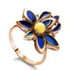 RBLUE4.jpg Amber & Blue Enamel Ring