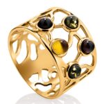 Amber Spectrun Ring