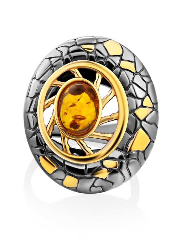 Amber Embrace Ring