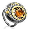 Amber Embrace Ring