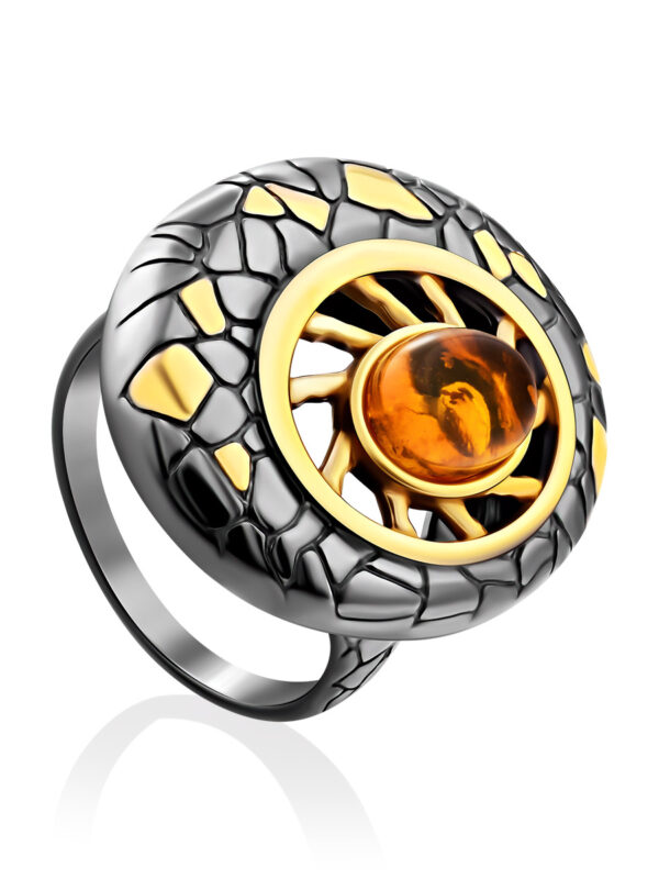 Amber Embrace Ring