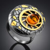 Amber Embrace Ring